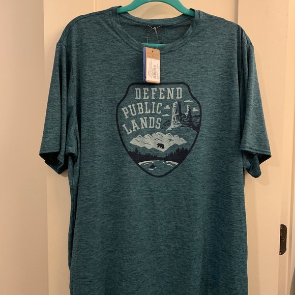 Nwt Patagonia Mens Tee Defend Public 